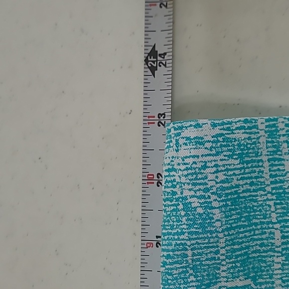 NWT Ruby Rd Teal & white crop pants size 22W - Picture 6 of 6